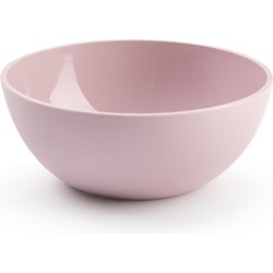 Plasticforte kommetjes/schaaltjes - dessert/ontbijt - kunststof - D17 x H7 cm - roze - Kommetjes