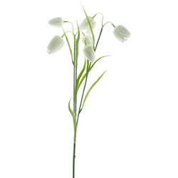 Fritallaria spray white 60 cm kunstbloem - Nova Nature