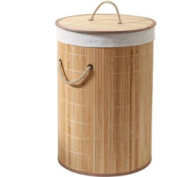 Ronde bamboe wasmand 60L - H50 cm