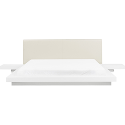 ZEN - Futon tweepersoonsbed - Wit - 180 x 200 cm - MDF