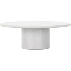DTP Home Coffee table Silo CHALK,35xØ100 cm, mortex