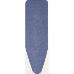 Strijkplankhoes B, 124x38 cm, 2mm schuim - Denim Blue