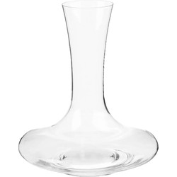 Wijn karaf/decanteer kan 1,5 liter van glas met taps toelopende hals - Decanteerkaraf