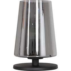 Steinhauer tafellamp Ancilla - zwart - metaal - 14,5 cm - E27 fitting - 3103ZW
