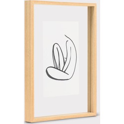 Photo Frame Floating Aesthetic L, natural