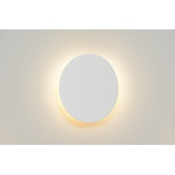 Ronde witte wandlamp cirkel 15 cm LED 6W