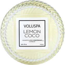 Voluspa Macaron - Geurkaars - 51gr - Lemon Coco  