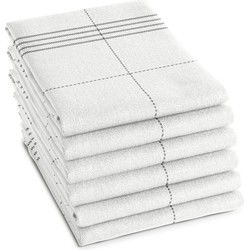 DDDDD Organic Theedoek Morvan White (6 stuks)