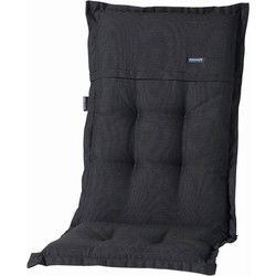 Kussen mona niedrig Rib zwart (4 stuks)