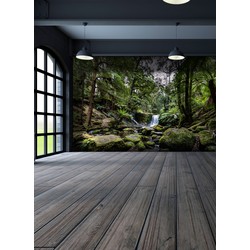 Jungle Rivier Fotobehang - 300x250cm - House of Fetch