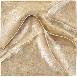 PTMD Wandpaneel Gihan - 42x5x42 cm - Aluminium - Goud