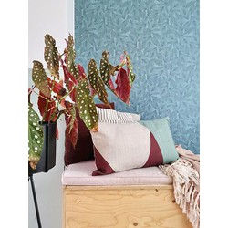 Roomblush - Behang Flora - Blauw - Vliesbehang - 200cm x 285cm