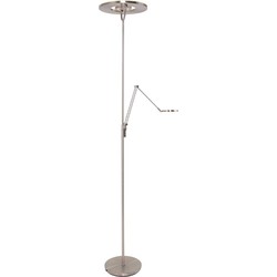 Moderne Vloerlamp Lumen Staal 2-lichts