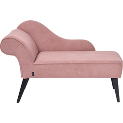 BIARRITZ - Chaise longue - Roze  - Linkerzijde - Polyester