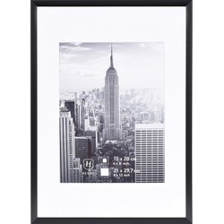 Henzo Fotolijst - Manhattan - Fotomaat 21x30 cm - Zwart