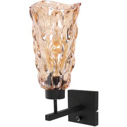 Steinhauer wandlamp Stang - amberkleurig - metaal - 3839ZW