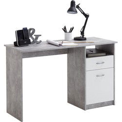 Bureau met opbergruimte L123cm - Jackson
