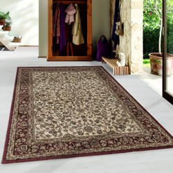 Bukhara Klassiek Rood / Crème vloerkleed - Oosters Motief - 300 X 400 CM