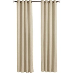 Larson - Luxe hotel blackout gordijn - met ringen - 3m x 2.5m - Beige