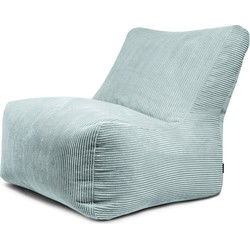 Nordura Seat: loungekussen/ zitzak rib mint 105 cm - met vulling - binnen & buiten