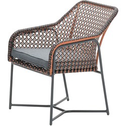 Bellevue dining fauteuil c.bl/copper-black/mystic gr - Garden Impressions