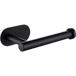 XIVADA Toiletrolhouder Nino - Rvs - Zelfklevend - Zwart