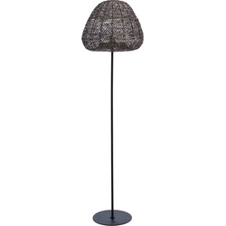 Light&living Vloerlamp Ø43x162 cm FINOU antiek brons+mat zwart