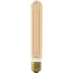 LED volglas LangFilament Buismodel 220-240V 4.5W 470lm E27 T32x185, Goud 2100K Dimbaar