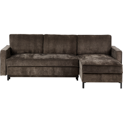 Beliani TEJN - Hoekbank-Bruin-Polyester