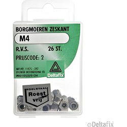 Borgmoeren m4 rvs 26st