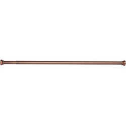 Spirella Douchegordijn stang - uitschuifbaar - 75 - 125 cm - aluminium - Douchegordijnen