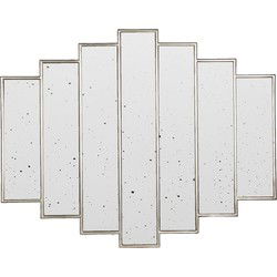 Clayre & Eef Spiegel Zilverkleurig Glas