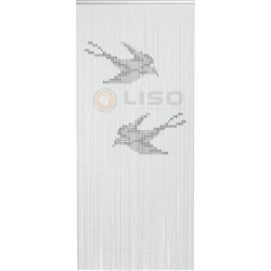 Aluminium Kettinggordijn Liso ® Zwaluwen - Kant en Klaar 92 x 209 cm