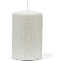 RMMonogram PillarCandle white9,5x15