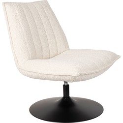 Housecraft Living Jax Fauteuil Gebroken Wit Bouclé