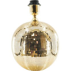 Lamp - Table Lamp Disco ball - Glass -Gold - 20x20x20cm