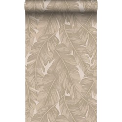 Origin Wallcoverings eco-texture vliesbehang palmbladeren beige - 50 x 900 cm - 347890