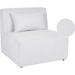 LEMVIG - Fauteuil - Gebroken wit - Corduroy