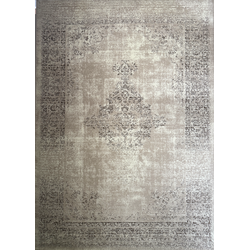 Istanbul Vintage - Laagpolig Vloerkleed - Retro Tapijt - Creme- 200x290 CM