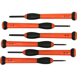 Schroevendraaierset Torx Mini 6Dlg