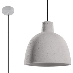 Industriële hanglamp Dahl Grijs