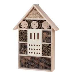 Insectenhotel - vlinderhuis - hout - 51 x 35 x 10 cm - Insectenhotel