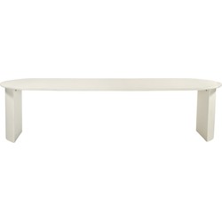 Eettafel Ovaal 300cm - Beige Betonlook - Demy