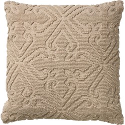 Dutch Decor TIMME - Kussenhoes van katoen Pumice Stone 45x45 cm - beige - Dutch Decor