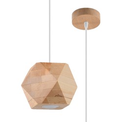 Scandinavische hanglamp Olsen Hout