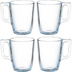 Arcoroc Theeglazen Ceylon - 18x - transparant glas - 6.5 x 8 cm - 250 ml - Koffie- en theeglazen