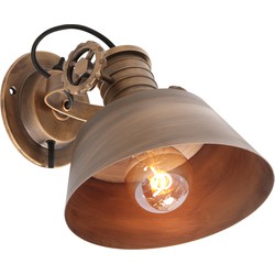 Anne Light and home wandlamp Sprocket - brons - metaal - 3357BR