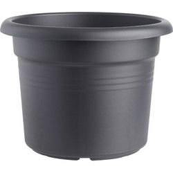 Bloempot Green basics cilinder 45 cm living black