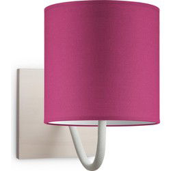 Home sweet home wandlamp beach bling Ø 16 cm - roze