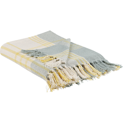 BETALI - Plaid - Mintgroen - 125 x 150 cm - Katoen